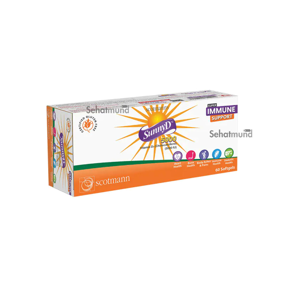 Sunny D Softgel Capsules 5000IU