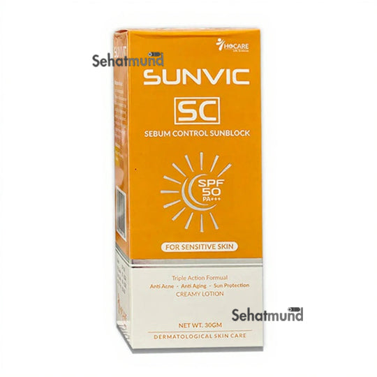 Sunvic SC SPF50 PA+++ Creamy Lotion 30g