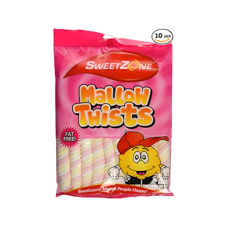 Sweetzone Mallow Twists Pouch Large Fat Free 190g