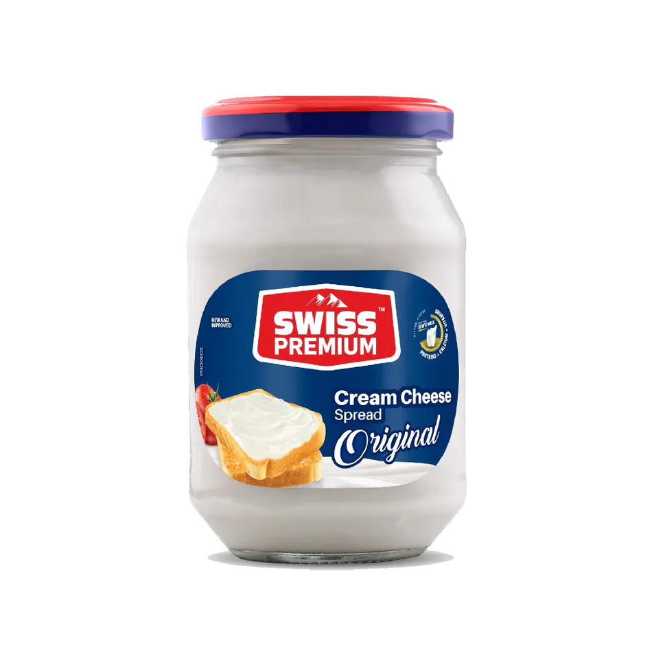 Swiss Premium Original Processed Cream Cheese Spread Jar 250g