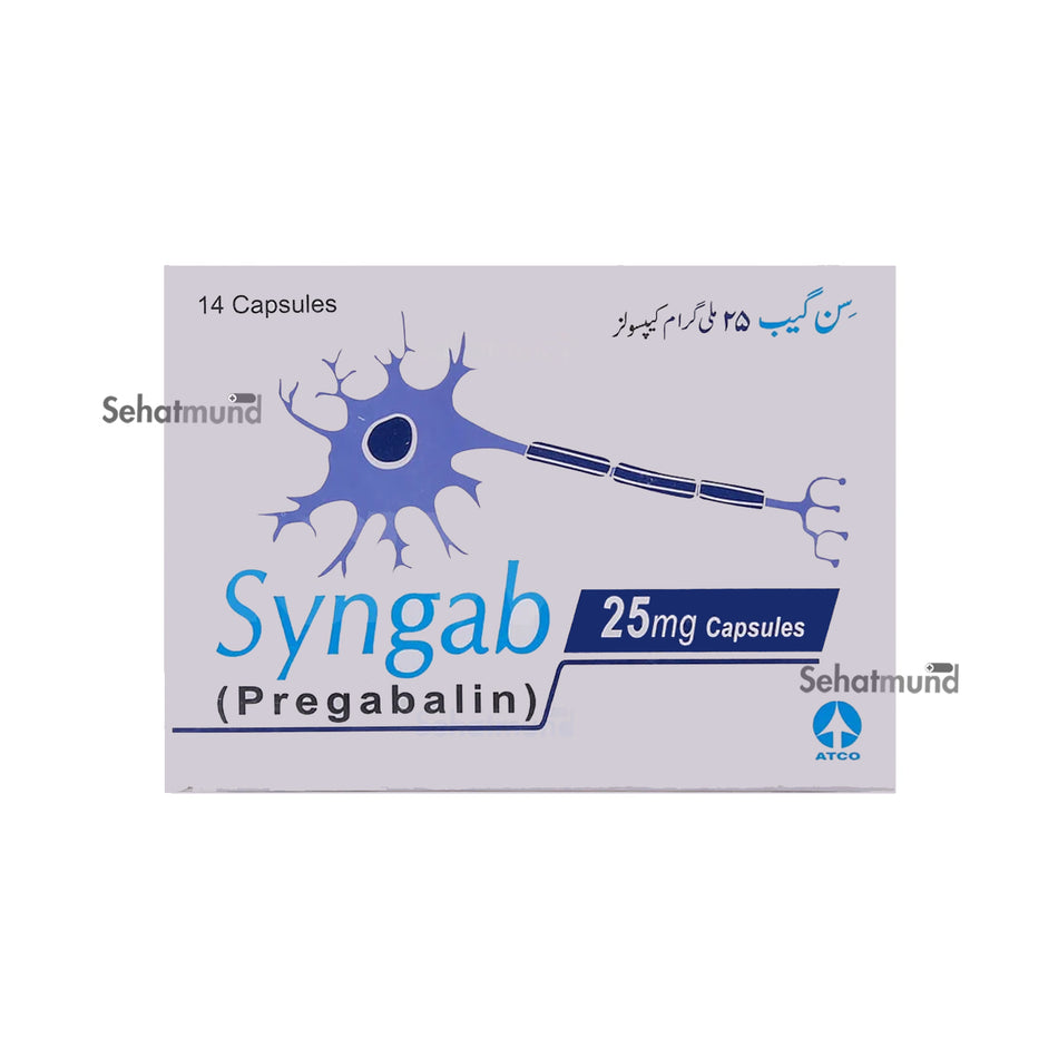 Syngab 25mg Capsules