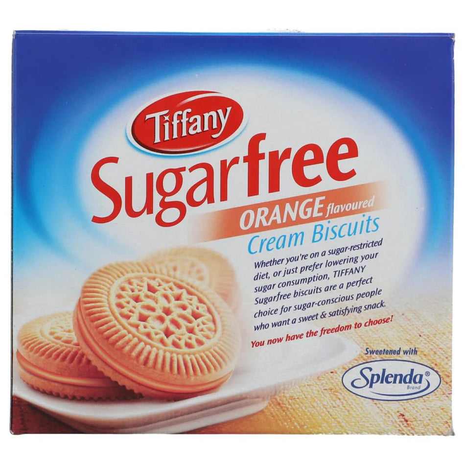 Tiffany Biscuit Orange Cream Sugar Free 162g