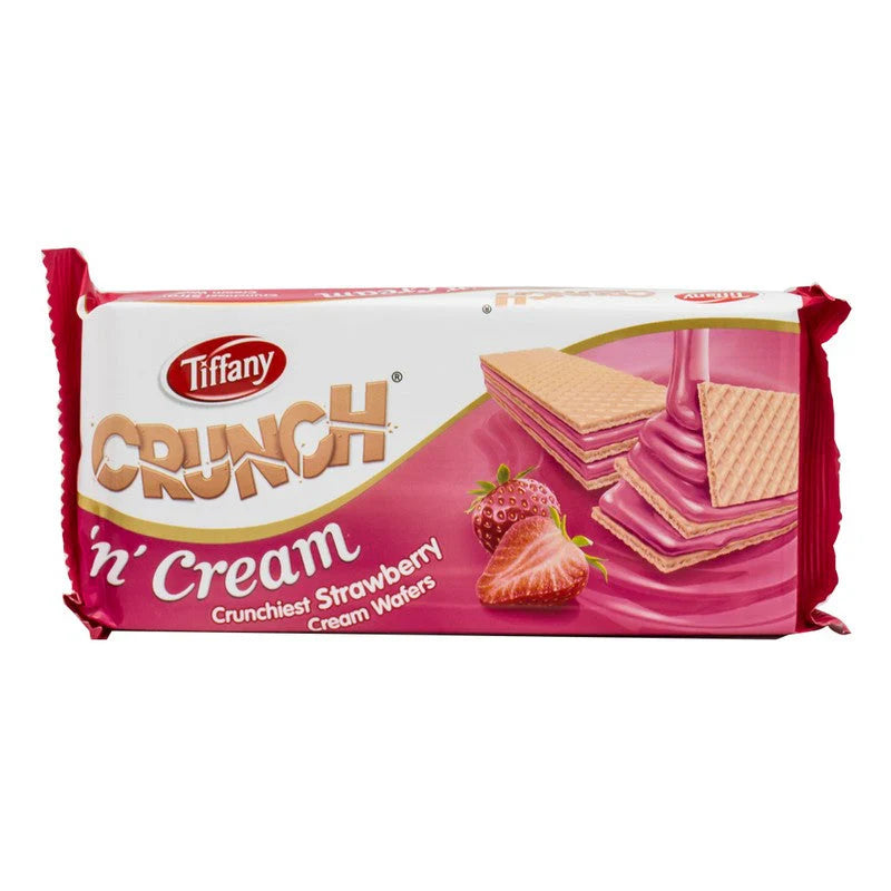 Tiffany Wafers Crunch Strawberry 65g
