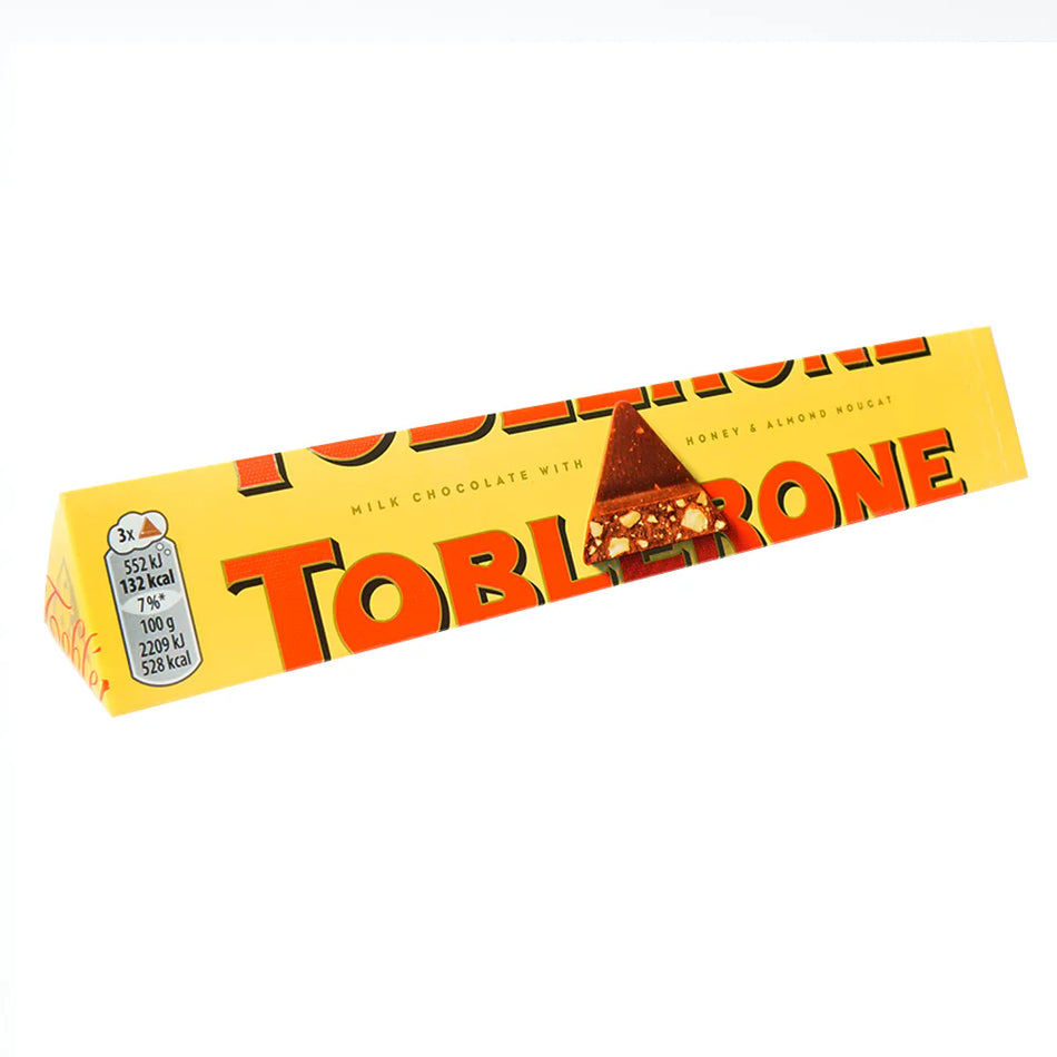 Toblerone Milk Chocolate With Honey Almond 100g