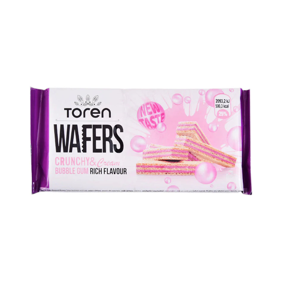 Toren Waffers Crunchy & Cream Bubble Gum 55g