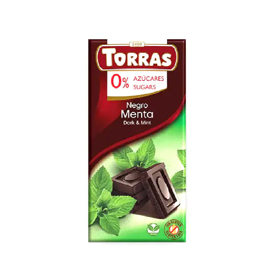 Torras Dark Chocolate With Mint 75g