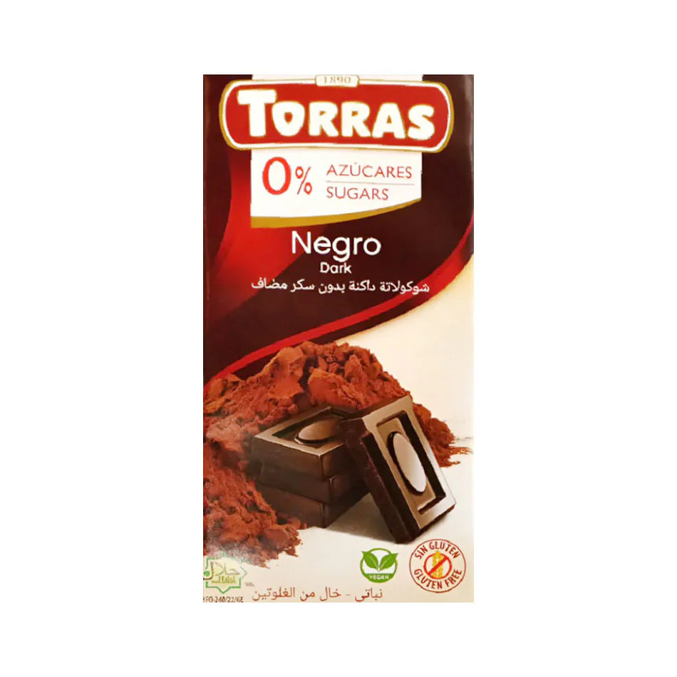 Torras Negro Dark Chocolate 75g