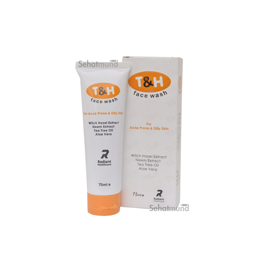 T&H Face Wash 75ml