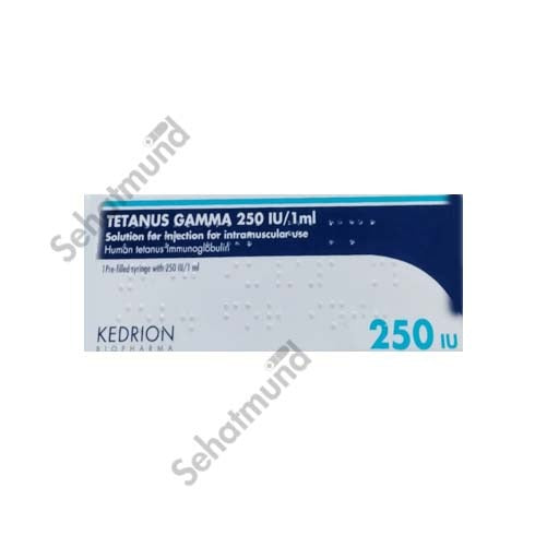 Tetanus Gamma Injection 250IU/1ml