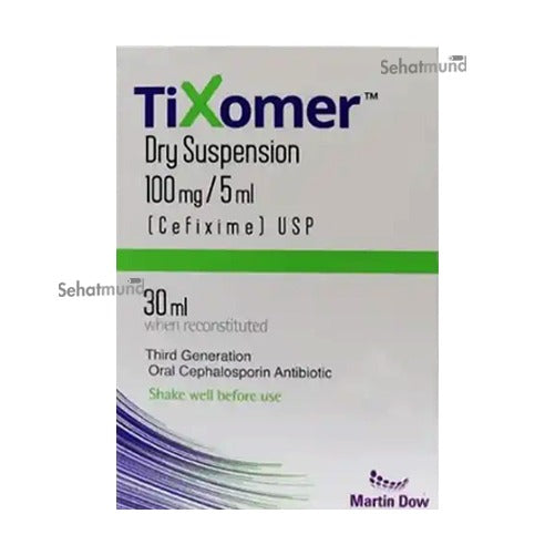 Tixomer Dry Syrup 100mg/5ml