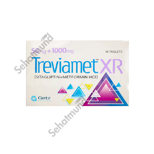 Treviamet-Xr Tablets 50mg+1000mg