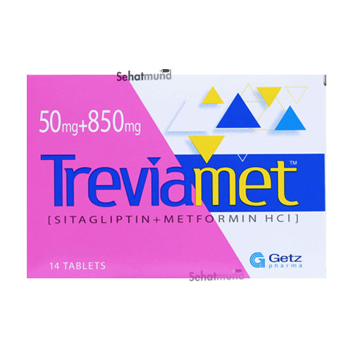 Treviamet Tablets 50mg+850mg