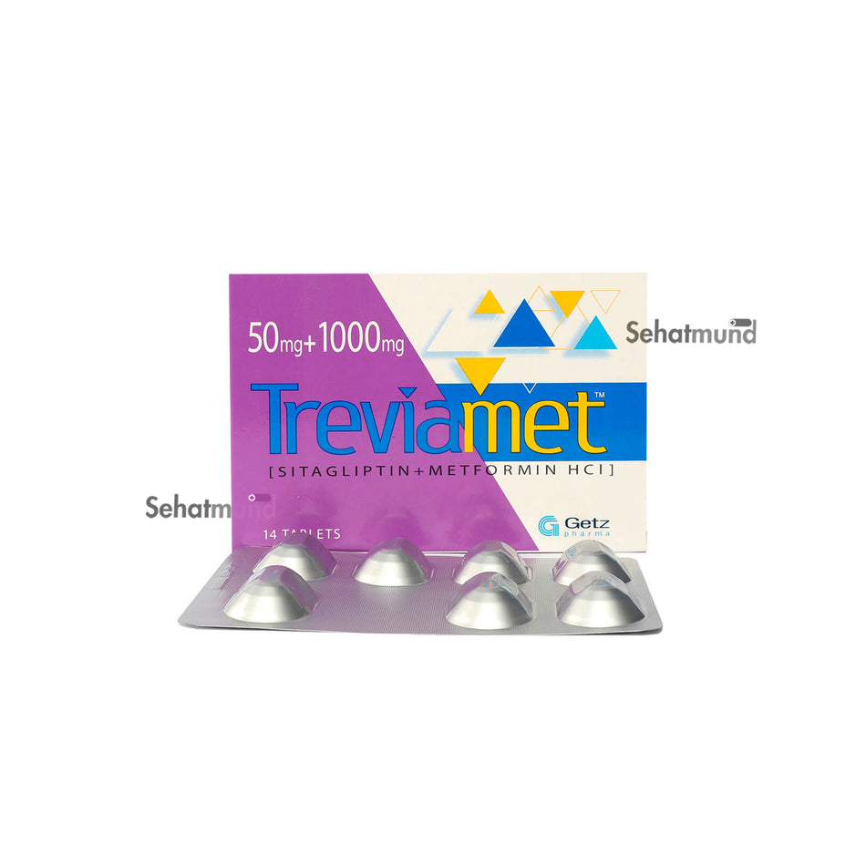 Treviamet Tablets 50mg+1000mg