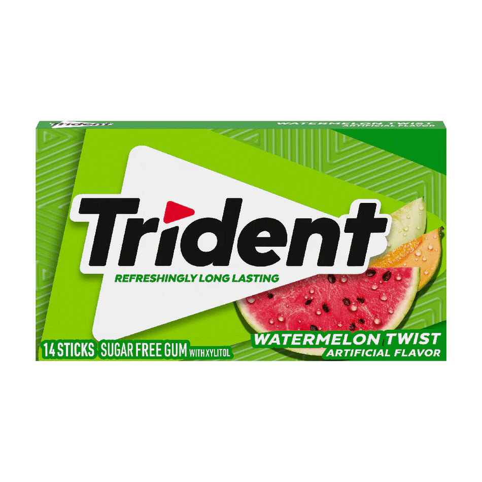 Trident Bubble Gum Watermelon 14 Sticks
