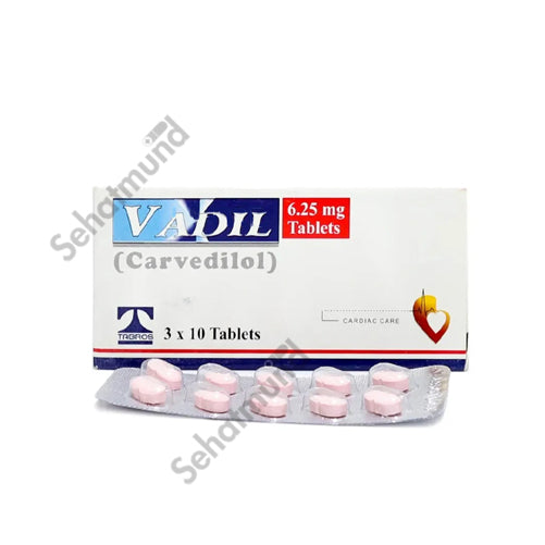 Vadil Tablets 6.25mg