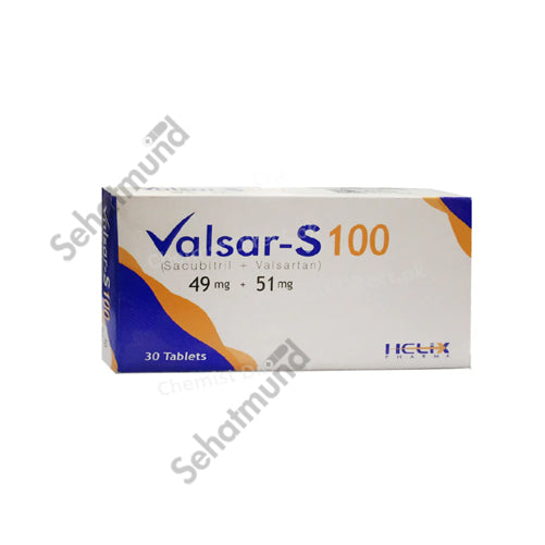 Valsar-S  100Tablets 49mg+51mg