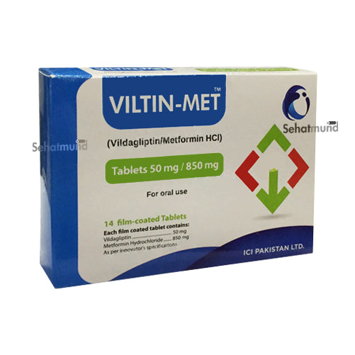 Viltin-Met Tablets 50mg/850mg – SehatMund Online Medicine