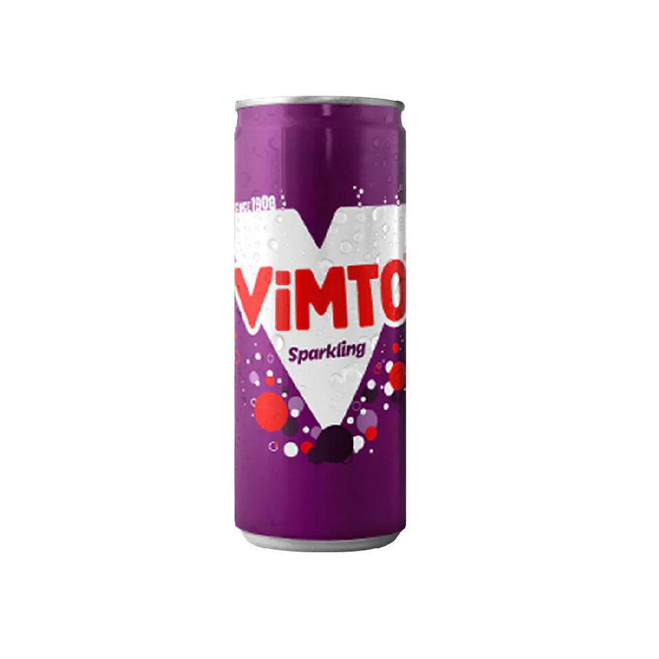 Vimto Fruit Drink Sparkling Tin 250 ml