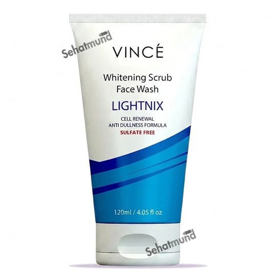 Vince Whitening Scrub Face Wash 120ml