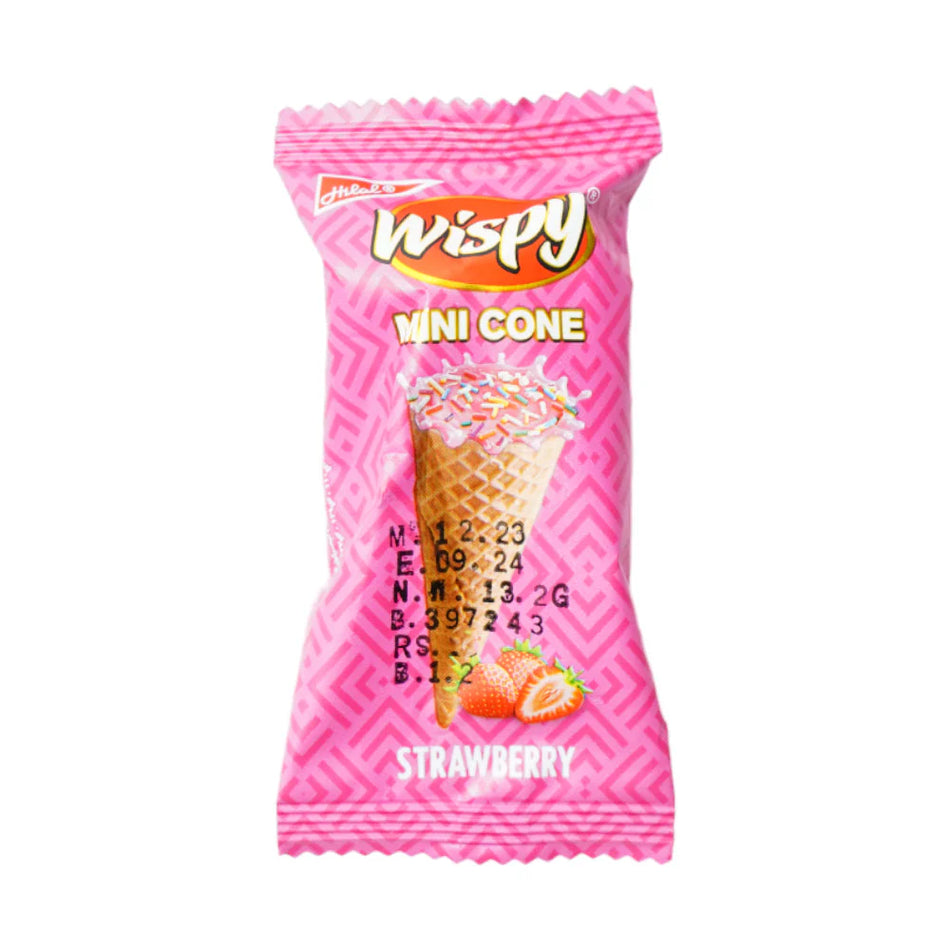 Wispy Mini Cones Strawberry 13.2g