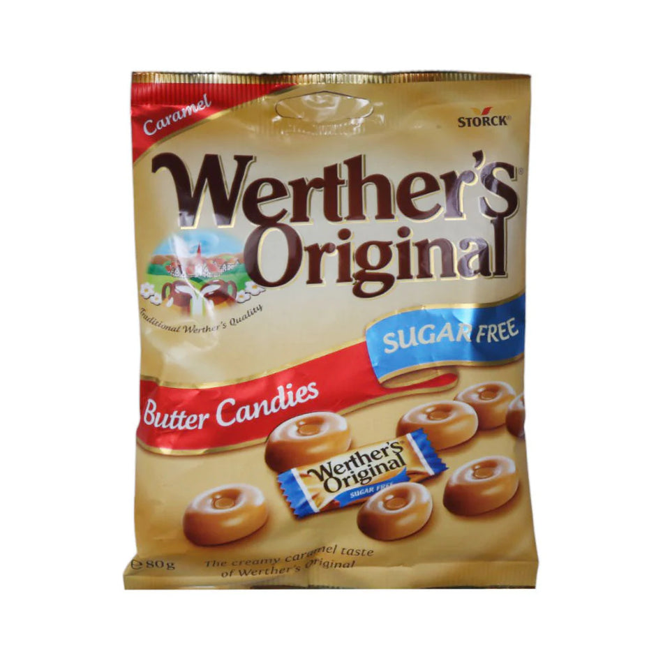 Werthers Original Butter Candies Sugar Free Pouch 80g