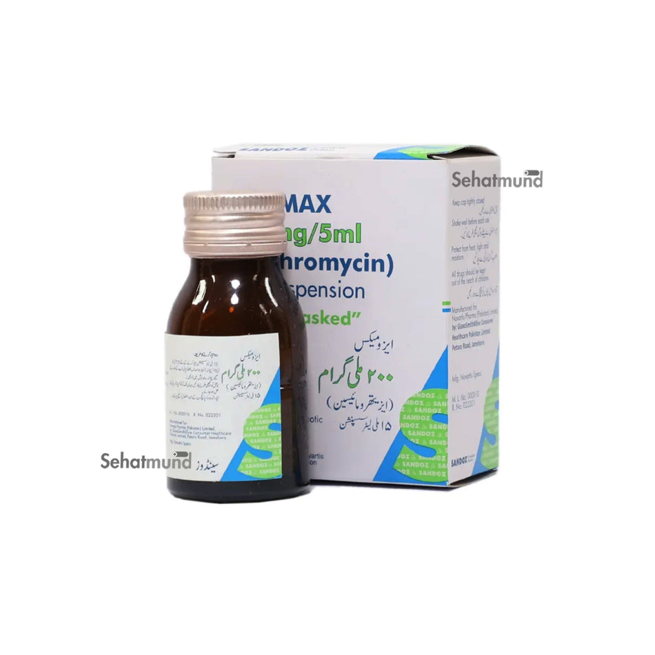 Azomax 200mg/5ml Syrup 15ml