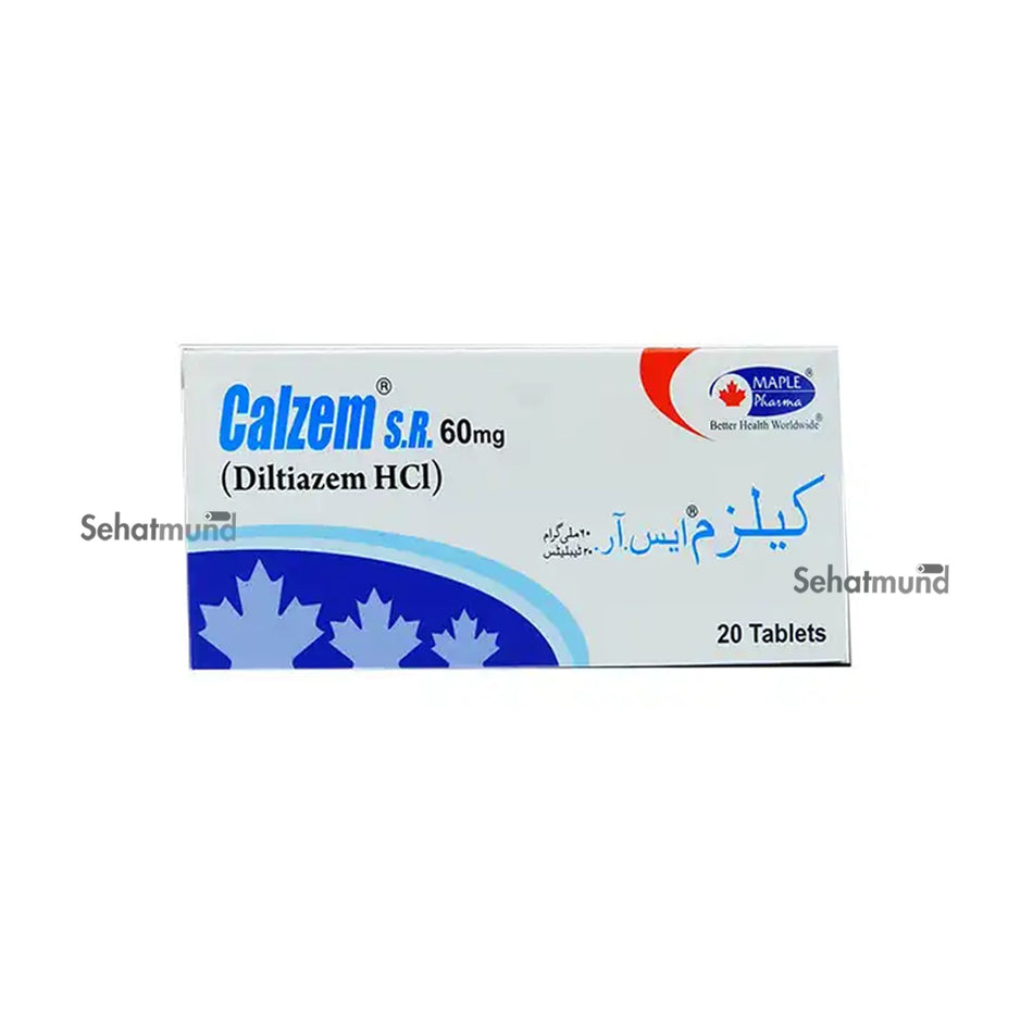 Calzem Sr 20 Tablets 60mg