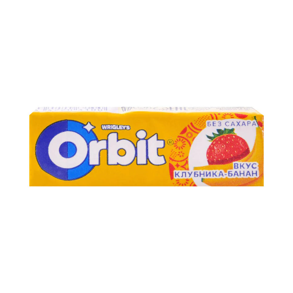 Wrigley's Orbit Gum Bubble Strawberry & Banana Fresh 13g