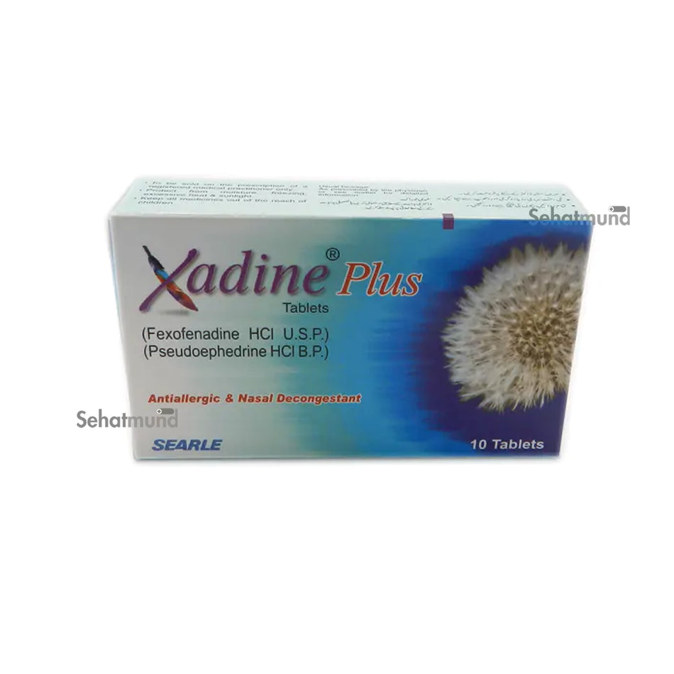 Xadine Plus Tablets 60mg/60mg