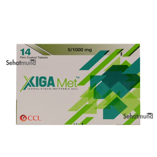 Xiga Met Tablets 5/1000mg