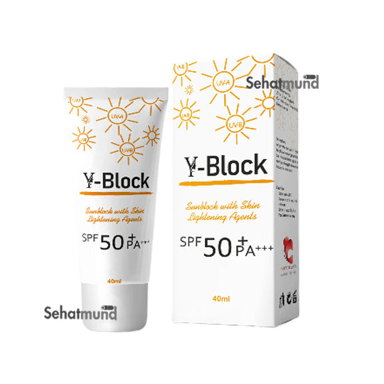 Y-Block SPF50+ Sunblock 40ml – SehatMund Online Medicine