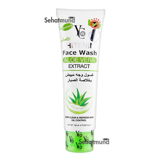 YC Whitening Aloe Vera Extract Face Wash 100ml