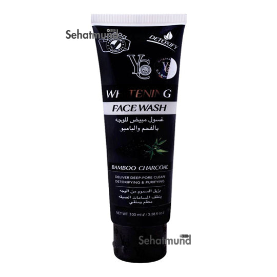 YC Whitening Bamboo Charcoal Face Wash 100ml