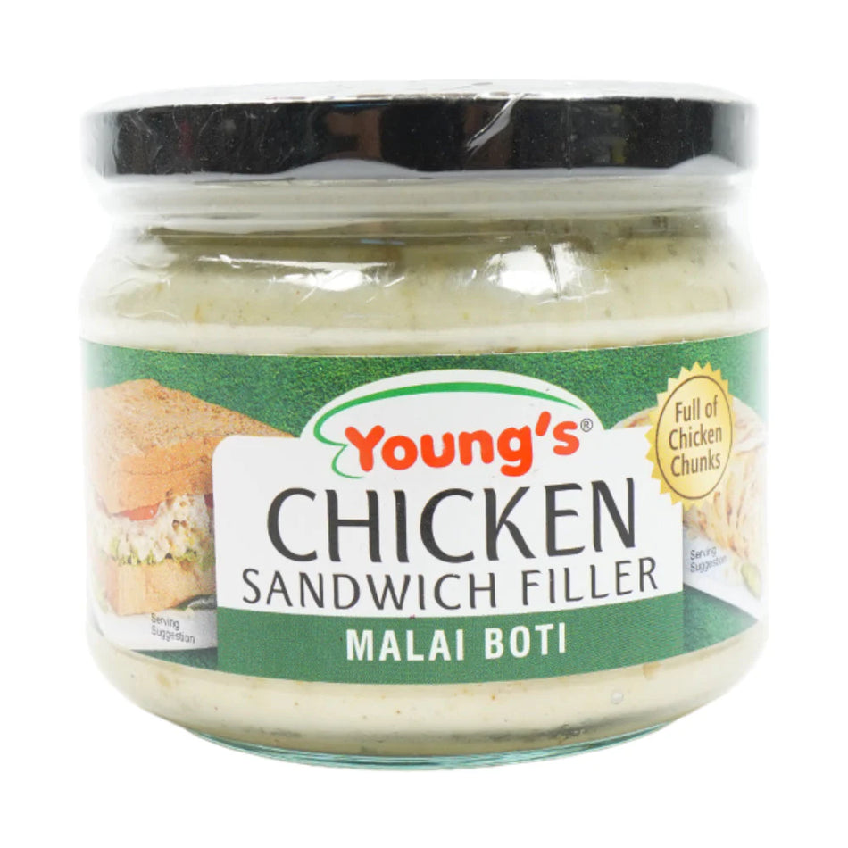 Youngs Chicken Sandwich Filler Malai Boti Spread 275g