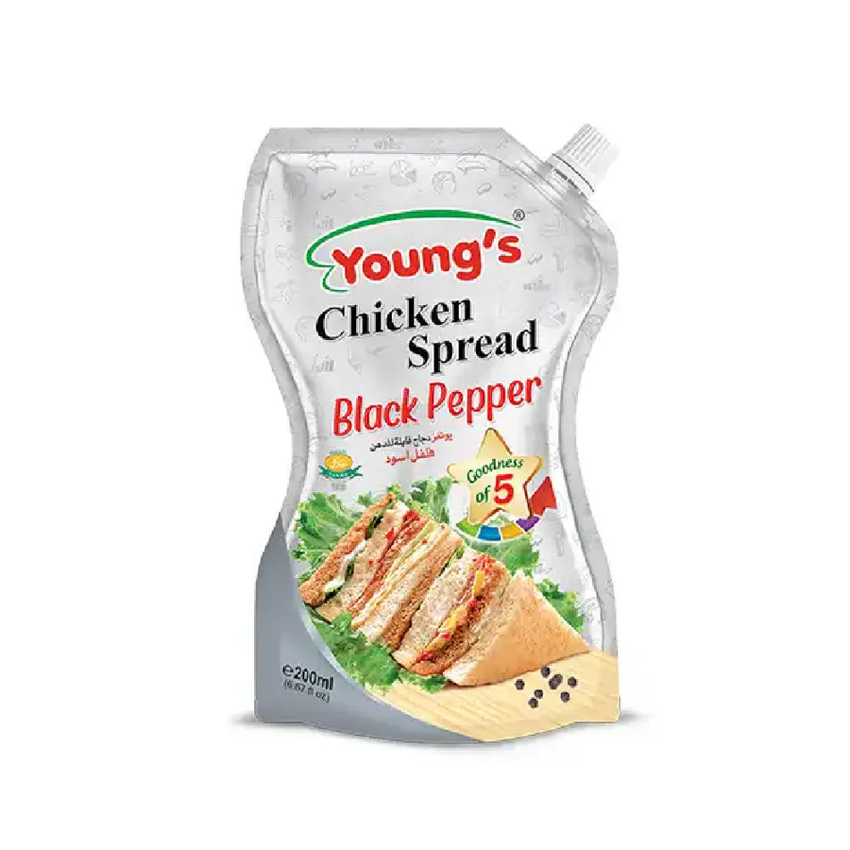 Youngs Chicken Spread Black Pepper 200g