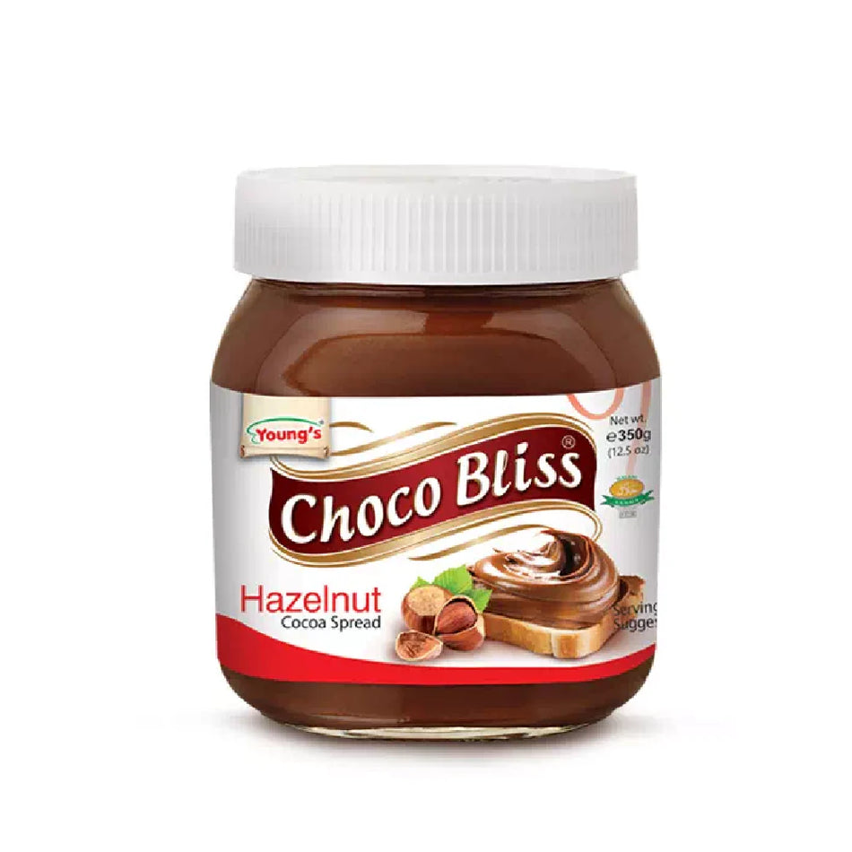Youngs Choco Bliss Hazelnut Spread With Cocoa 350g