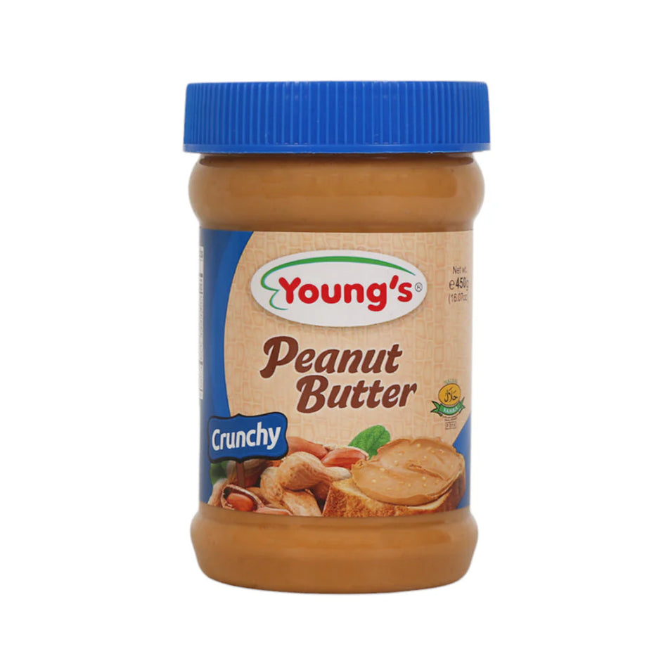 Youngs Peanut Butter Crunchy 454g
