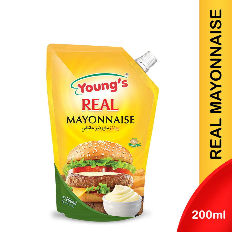 Youngs Real Mayonnaise 200ml