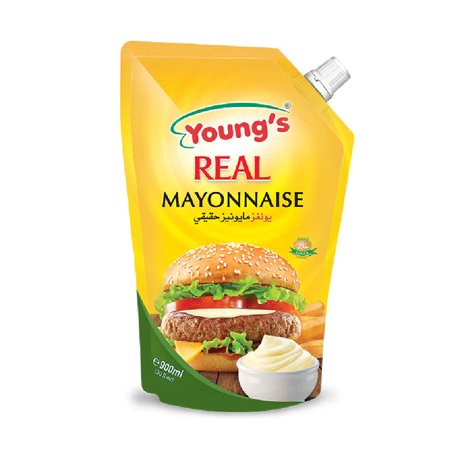 Youngs Real Mayonnaise 900g