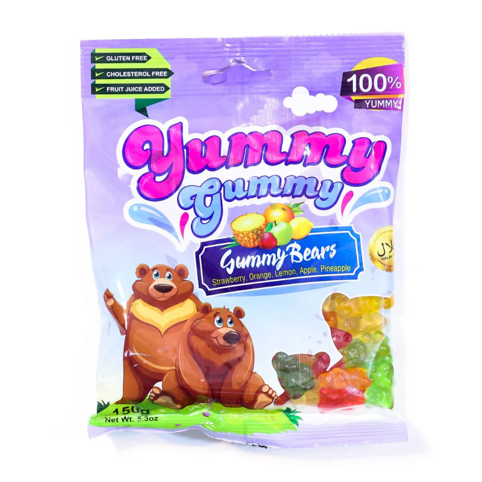 Yummy Gummy Jelly Gummy Bears Bag 150g