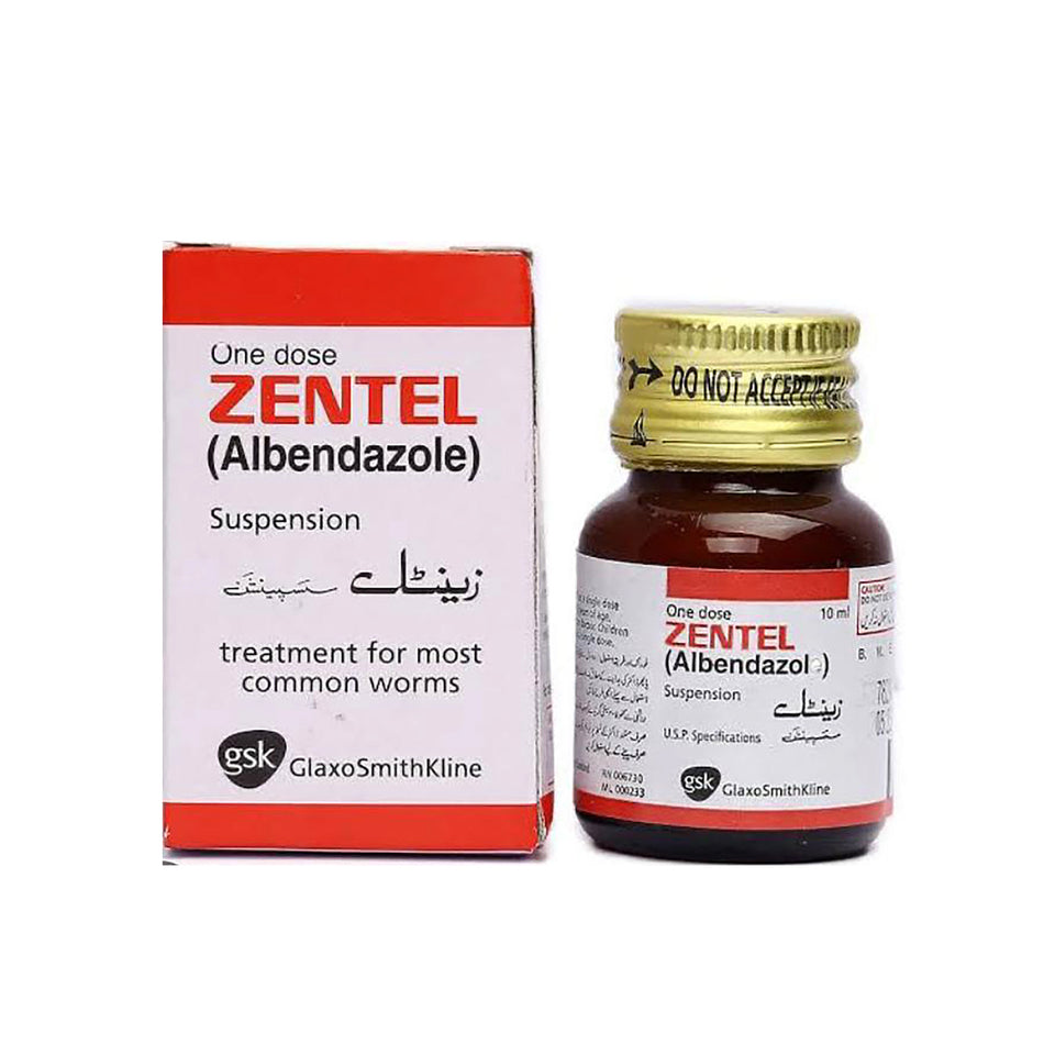 Zentel Syrup 100mg/5ml  10ml