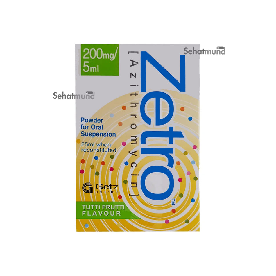 Zetro Syrup 200mg/5ml 25ml