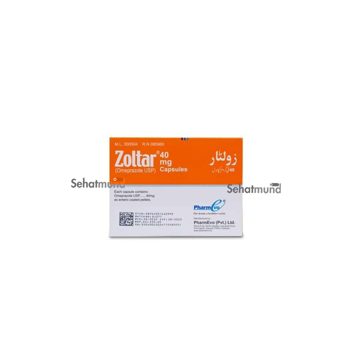 Zoltar 40Mg Capsules – SehatMund