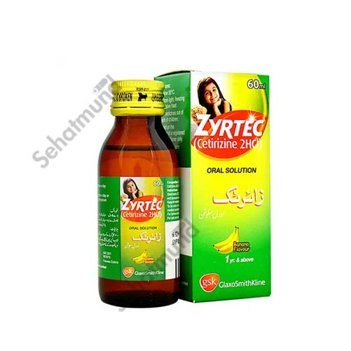 Zyrtec Syrup 5mg/5ml 60ml